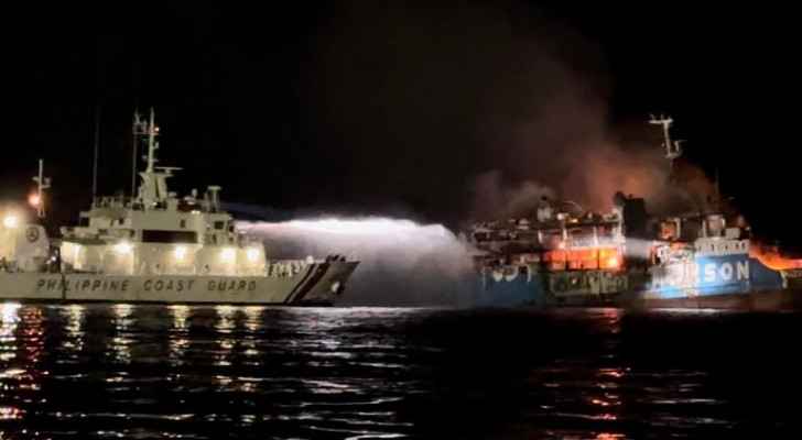 31 killed after fire rips through Philippine ferry