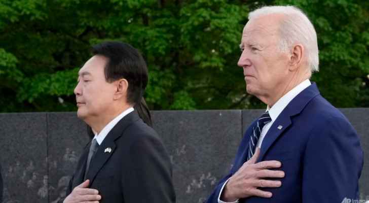 Yoon, Biden kick off visit cementing US-South Korean ties
