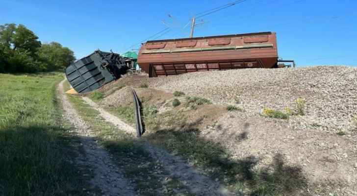 Train carrying grain derails in Crimea, no victims: official