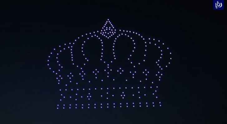 VIDEO: Drone show in Abdali to celebrate Independence Day, Royal Wedding