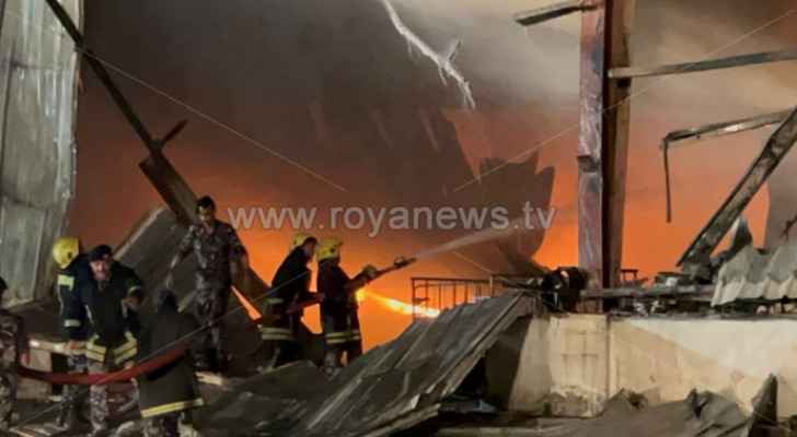 Fire breaks out in warehouse in Aqaba