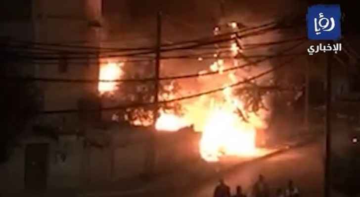 Two injured in house fire in Irbid