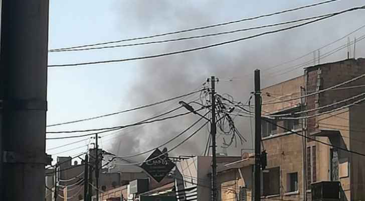 Huge Fire Erupts In Irbid Prompting | Roya News