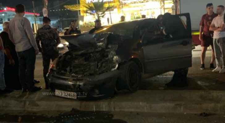 Speeding incident in Amman results in injury