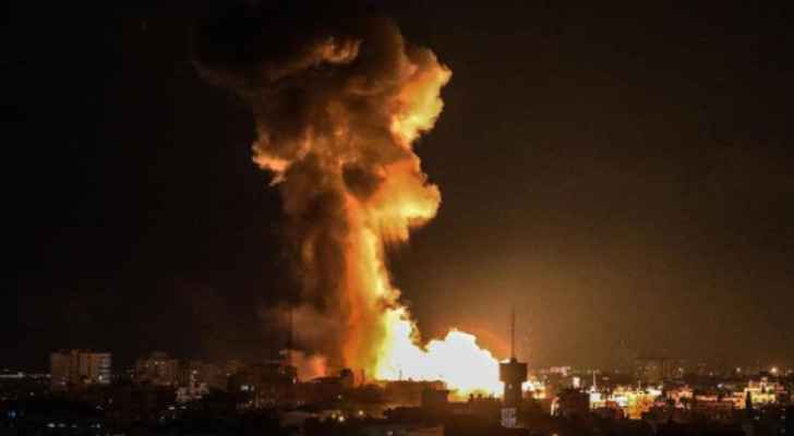 Large explosions heard near Damascus