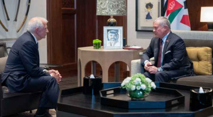 King Abdullah II meets with EU Representative to address Gaza war