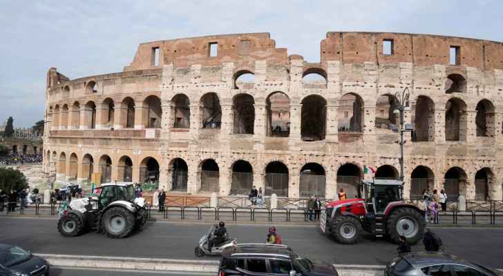 Meloni restores tax breaks after farmer protests reach Colosseum