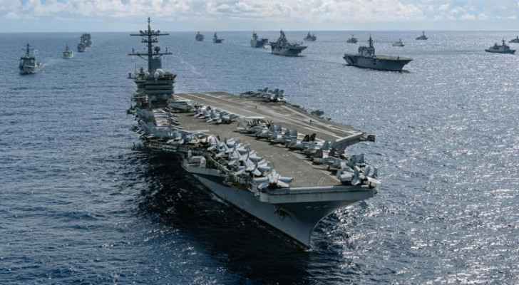 American aircraft carrier USS Abraham Lincoln (July 28, 2022) 