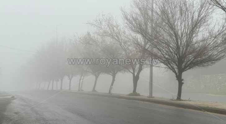 Foggy weather in Jordan (file photo) 