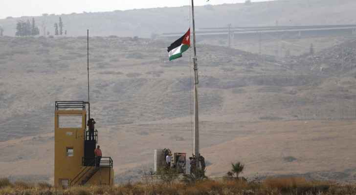 Jordan's border with "Israel" 
