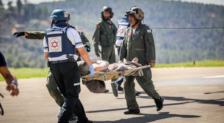 Wounded “Israeli” soldiers arrive at Hadassah Ein Kerem Hospital in Jerusalem. (October 7, 2023) (Photo: Flash90)