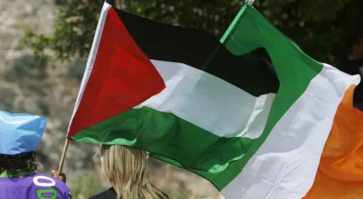 Flags of Palestine and Ireland. (File photo: AP) 