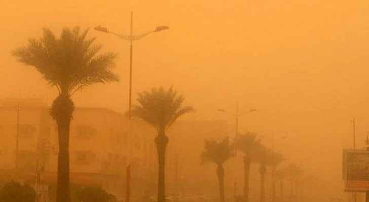 Dusty weather in Jordan. (File photo) 