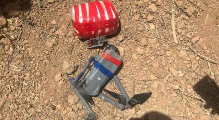 Drone carrying drugs downed on northern front
