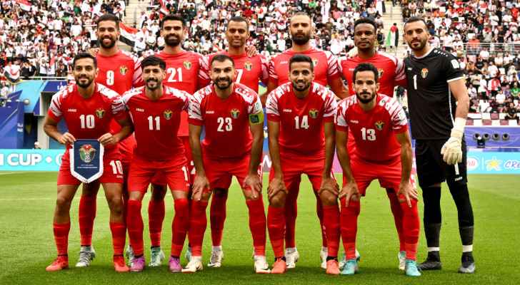 File photo: Jordanian national football team