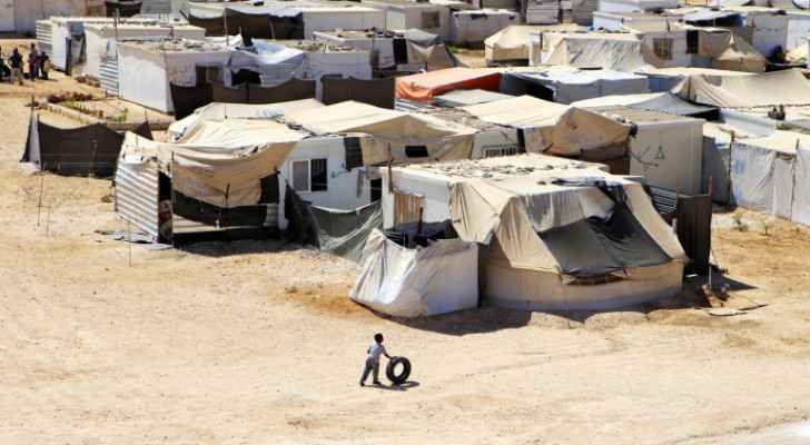 Refugee camp.