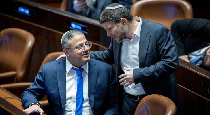 Far-right "Israeli" ministers Itamar Ben Gvir and Bezalel Smotrich (Photo: Flash90)