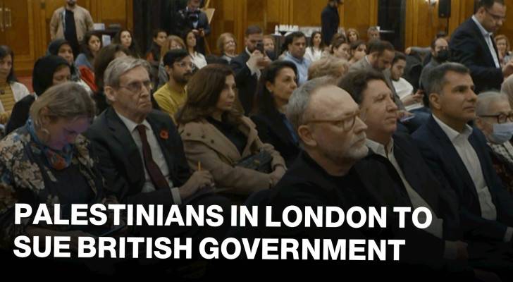 Palestinians in London to sue British government
