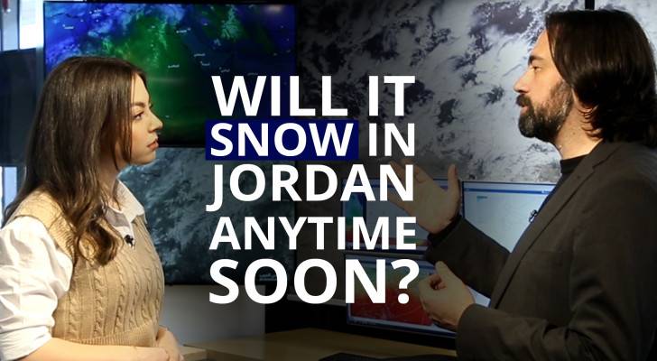Will it snow in Jordan anytime soon?