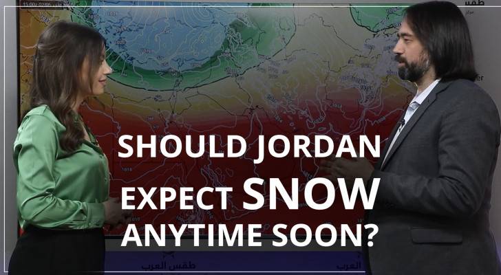 Should Jordan expect snow anytime soon?